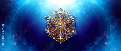 Metatrons Cube in Celestial Harmony