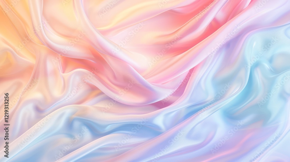 Abstract Pastel Silk Fabric Texture Abstract Pastel Silk Fabric Texture