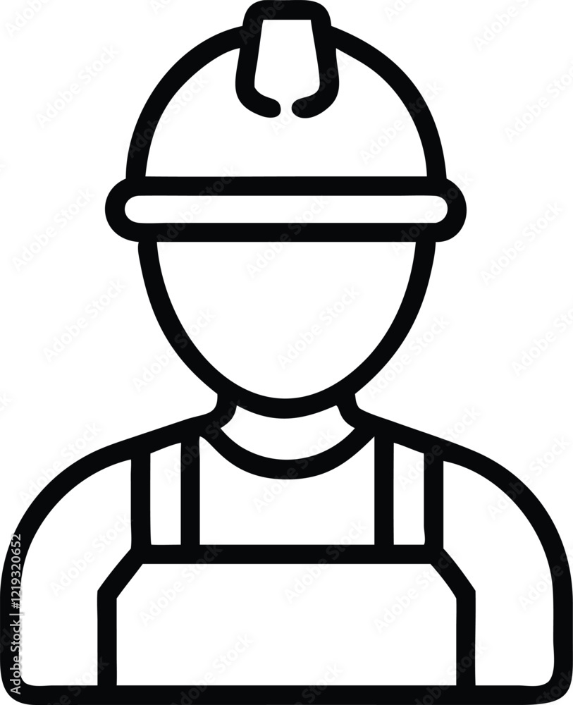 Labor icon vector illustration line art. Labor icon vector illustration line art.