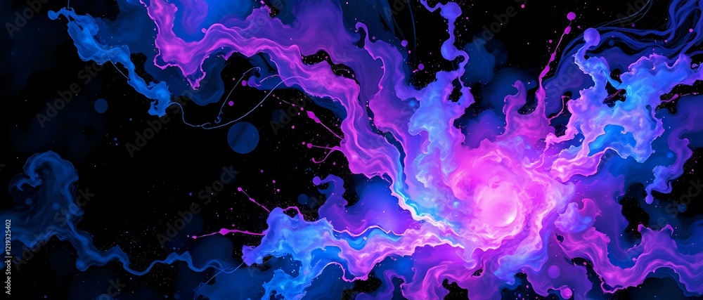 Fototapeta premium Cosmic Explosion: Vibrant Supernovae Wallpaper