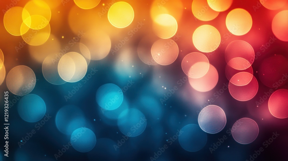 Obraz premium Festive bokeh lights, blurred background, colorful, celebratory, design