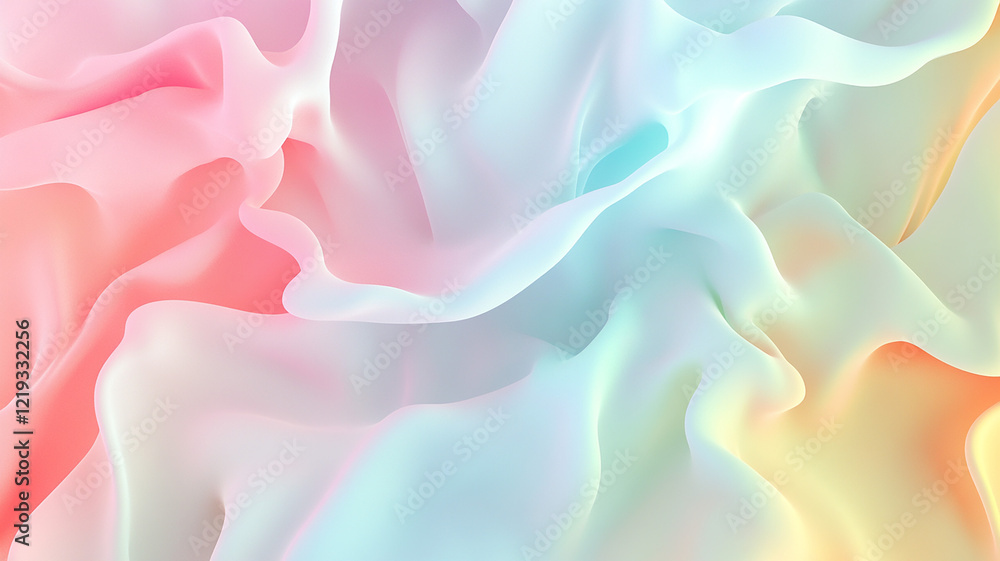 Obraz premium This high-resolution soft gradient abstract background features pastel tones with smooth color transitions, ideal for websites, presentations, or creative designs.