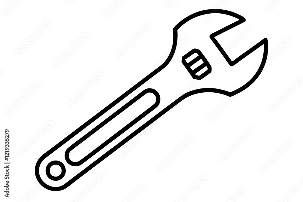 Realistic Wrench Icon - Detailed Vector Illustration for Tools and Repair (SVG) Realistic Wrench Icon - Detailed Vector Illustration for Tools and Repair (SVG)