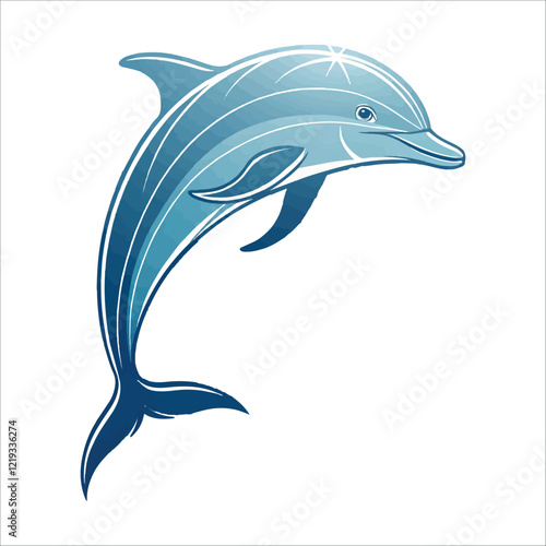 dolphin fish vector illustration