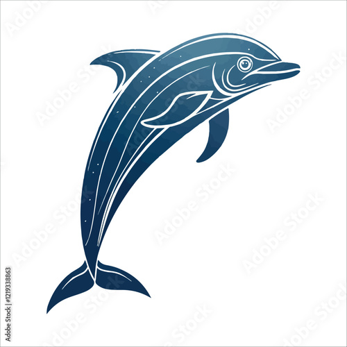 dolphin fish vector illustration