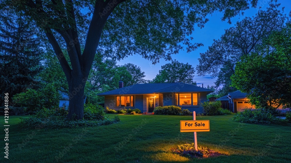 Obraz premium A newly renovated home with a 