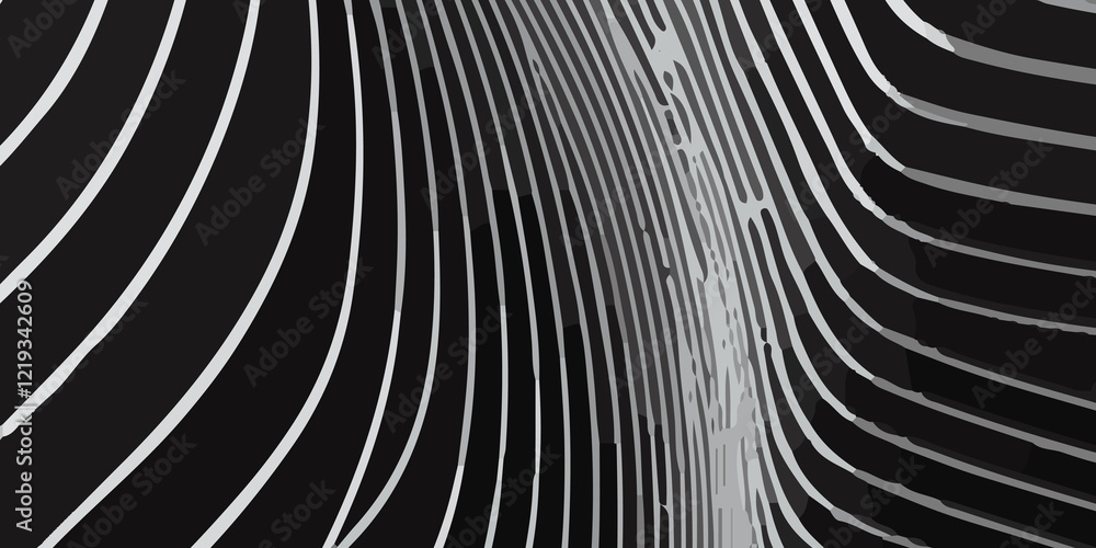 Minimalist Black Background with an Intricate Pattern of Flowing White Wavy Lines: A Modern Abstract Design. Elegant Abstract Design Featuring a Black Backdrop with Contrasting White Wavy Lines Minimalist Black Background with an Intricate Pattern of Flowing White Wavy Lines: A Modern Abstract Design. Elegant Abstract Design Featuring a Black Backdrop with Contrasting White Wavy Lines