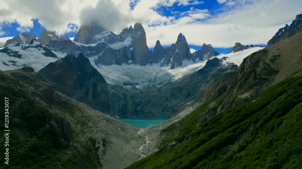 Aerial view of beautiful places in Chile.
Aerial view of beautiful places in Chile.