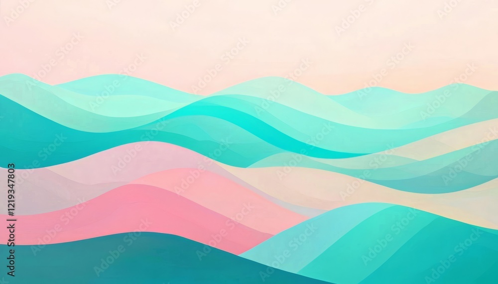 A vibrant blend of soft hues and fluid forms. A vibrant blend of soft hues and fluid forms.