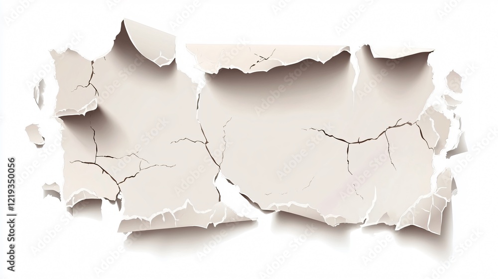 Ripped Note Paper Sticker Transparent Background Wide Ripped Note Paper Sticker Transparent Background Wide