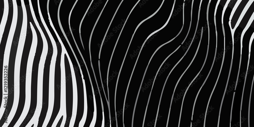 Minimalist Black Background with an Intricate Pattern of Flowing White Wavy Lines: A Modern Abstract Design. Elegant Abstract Design Featuring a Black Backdrop with Contrasting White Wavy Lines Minimalist Black Background with an Intricate Pattern of Flowing White Wavy Lines: A Modern Abstract Design. Elegant Abstract Design Featuring a Black Backdrop with Contrasting White Wavy Lines