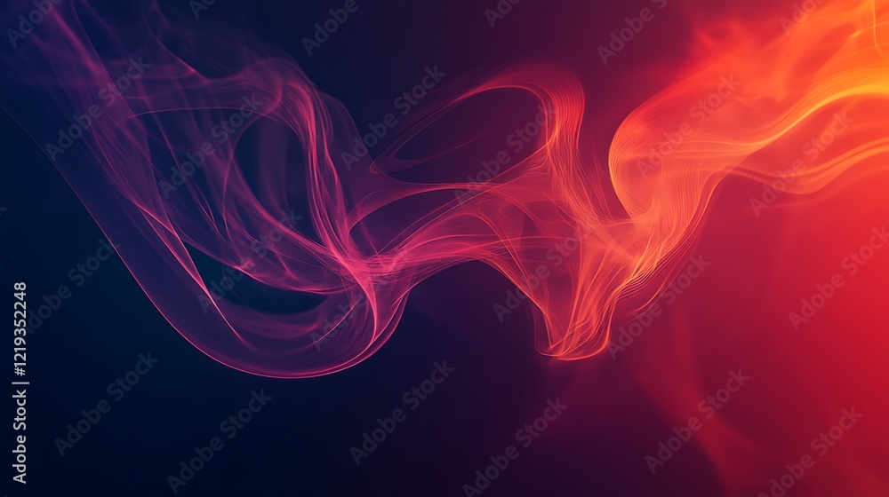 Abstract Red and Purple Swirling Smoke Design Abstract Red and Purple Swirling Smoke Design