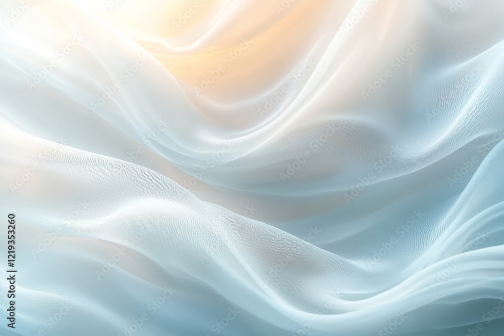 Obraz premium Soft Flowing Fabric with Gentle Light and Texture
