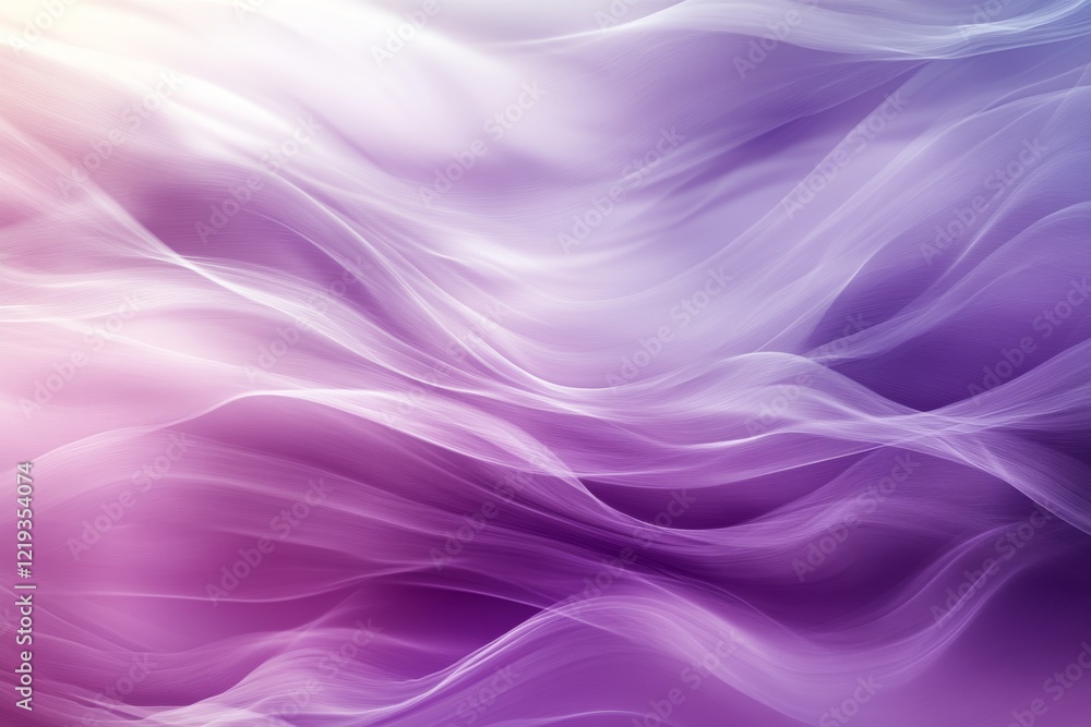 Soft Purple Abstract Background with Flowing Waves Soft Purple Abstract Background with Flowing Waves