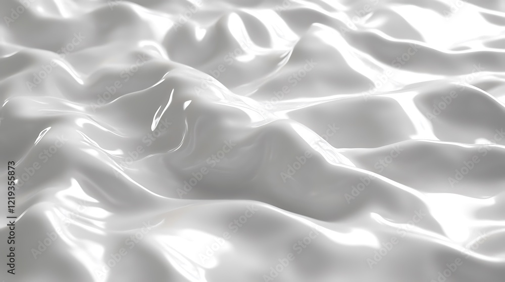 Fototapeta premium A subtle abstract pattern of curved lines fading into a light gradient.