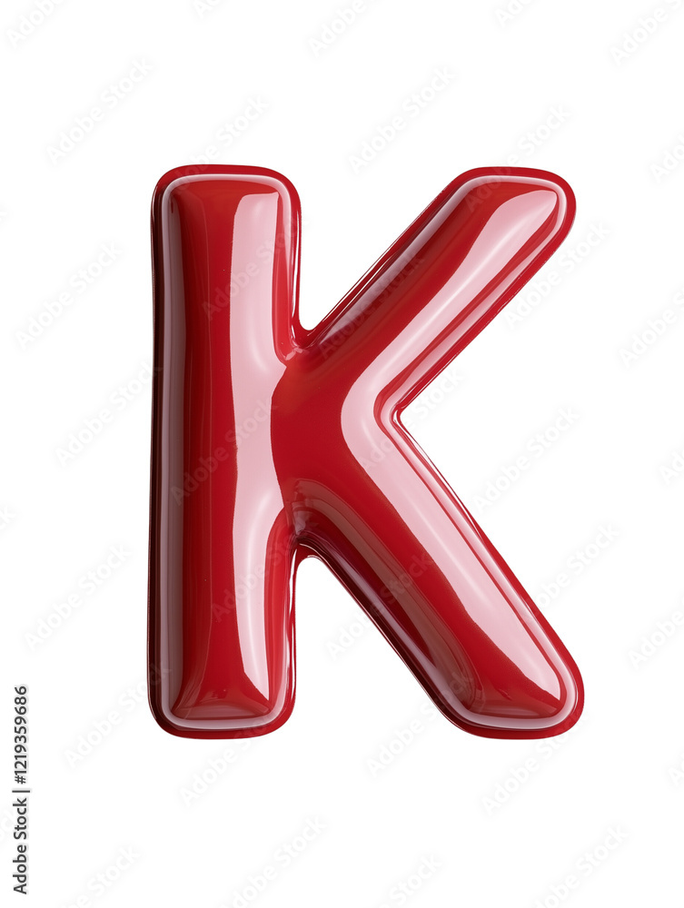 Fototapeta premium Letter K isolated