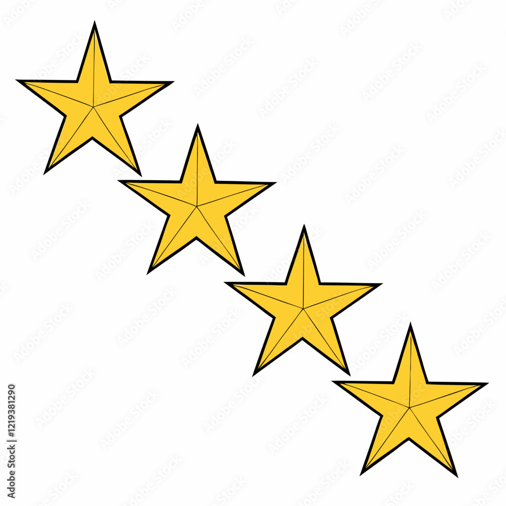 golden star with stars golden star with stars
