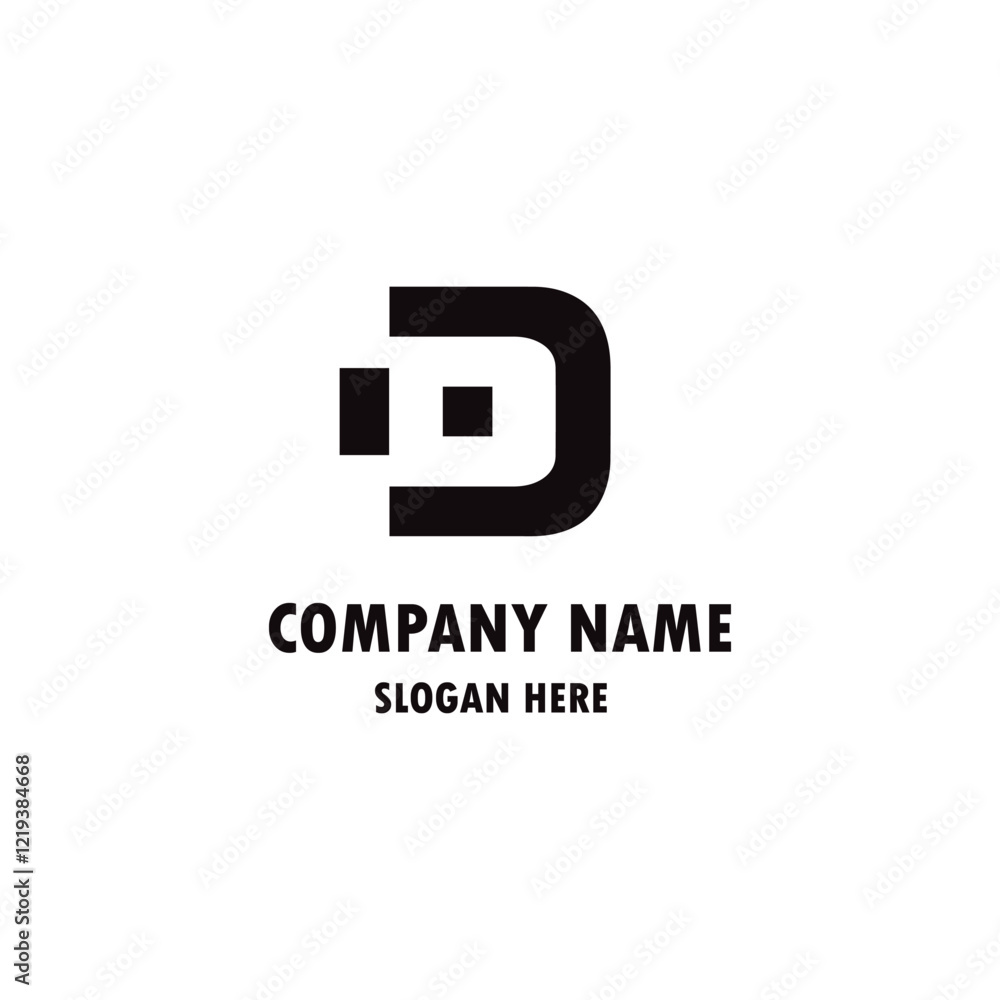 Alphabet letters Initials Monogram logo DD Alphabet letters Initials Monogram logo DD