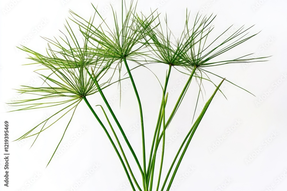 A decorative vase filled with green plants sitting on a table A decorative vase filled with green plants sitting on a table