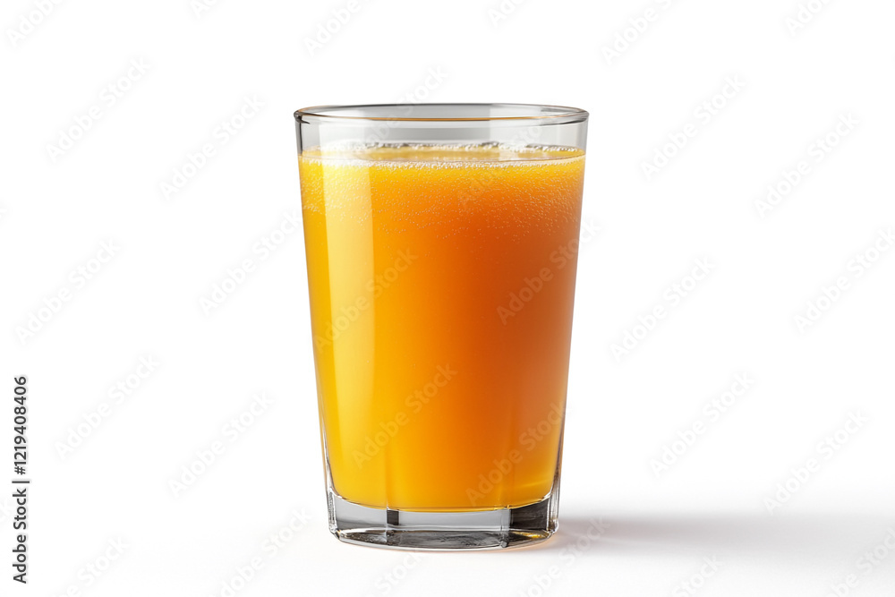 Mango Juice in a Glass with Condensation Mango Juice in a Glass with Condensation