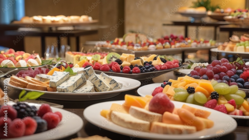 Delicious breakfast at the hotel Delicious breakfast at the hotel