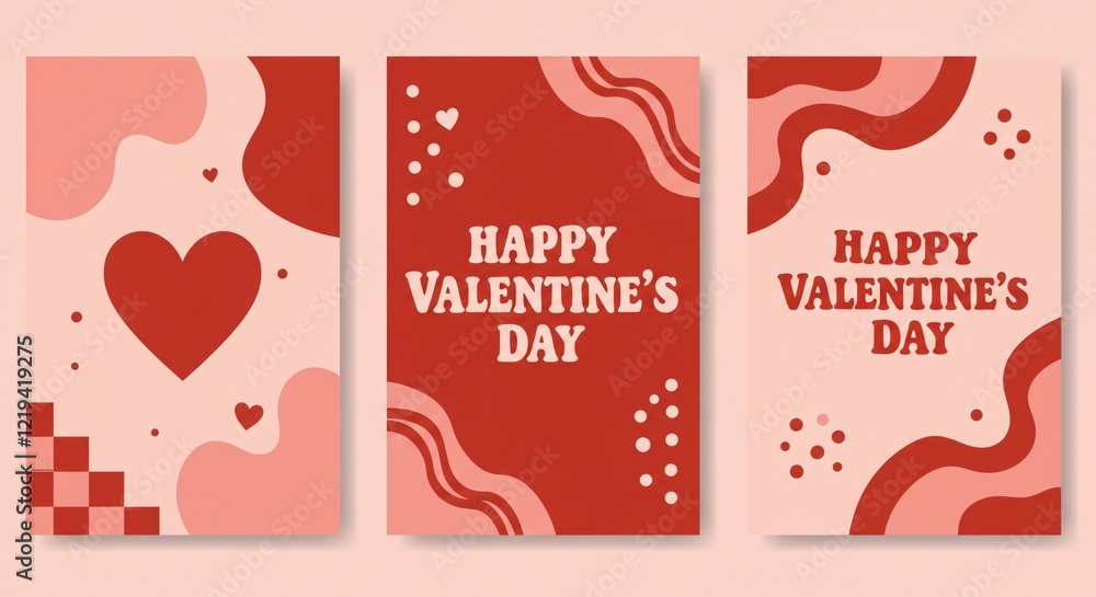 Naklejka premium Happy valentines day