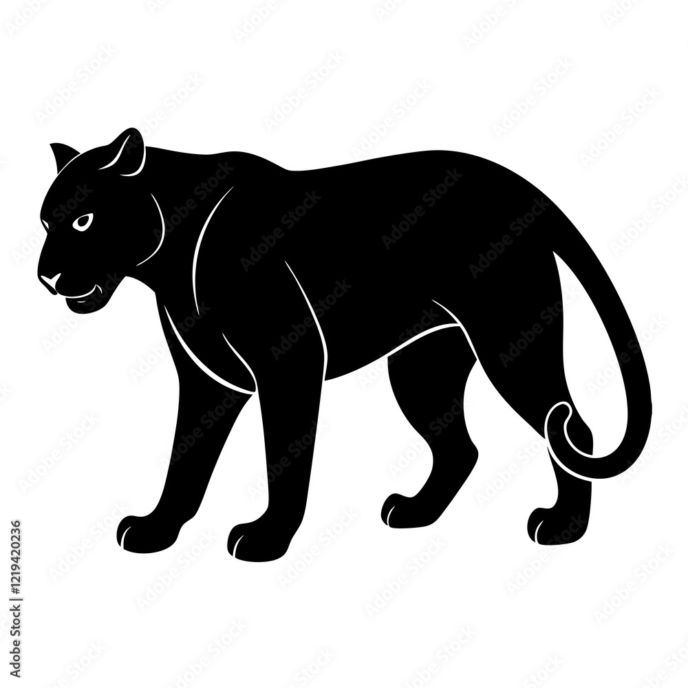 Obraz premium panther vector