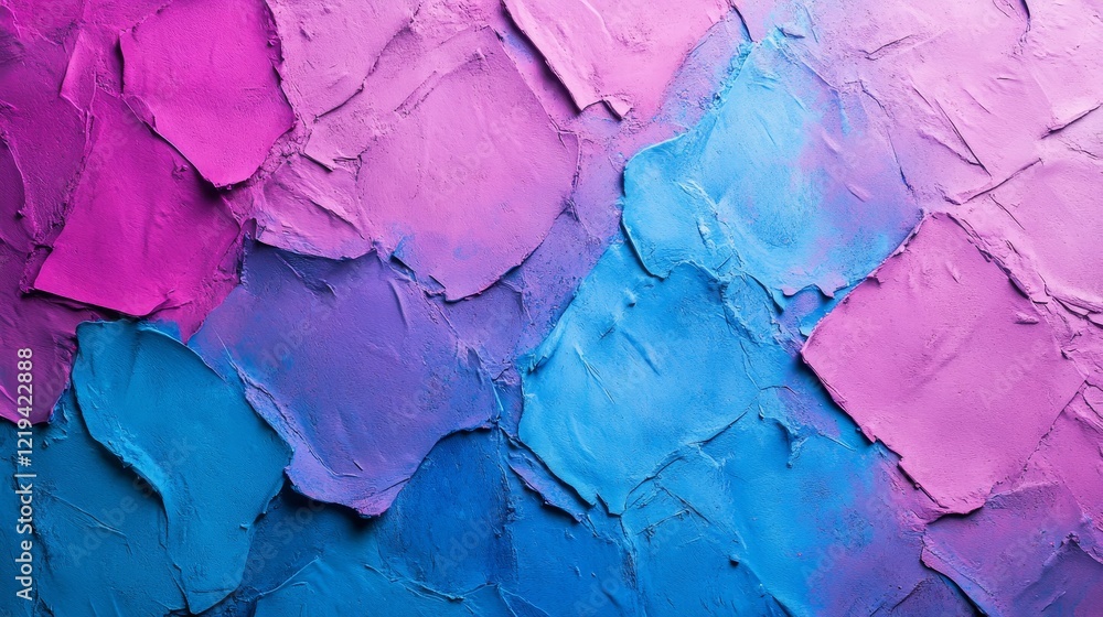 custom made wallpaper toronto digitalA blue and pink wall with a purple and blue paint splatter