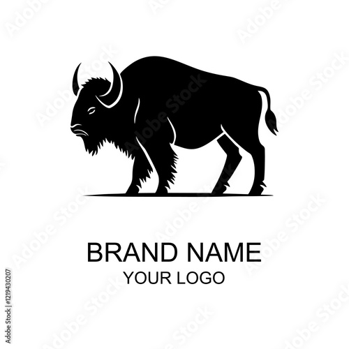 Bison company logo template. ...