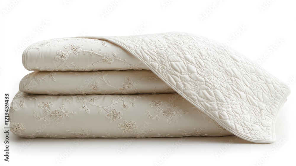 Elegant White Quilted Bedding for Cozy Interiors Elegant White Quilted Bedding for Cozy Interiors