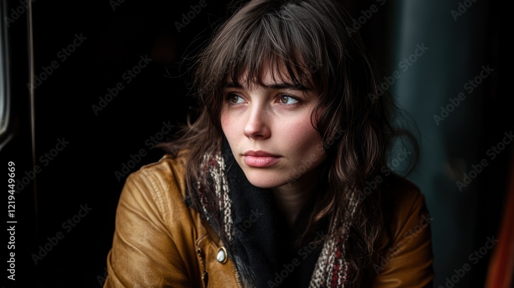 Pensive Gaze: A Portrait of Contemplation Pensive Gaze: A Portrait of Contemplation