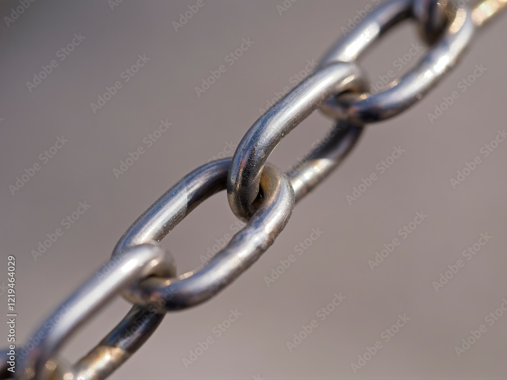 Heavy duty chain close up Heavy duty chain close up