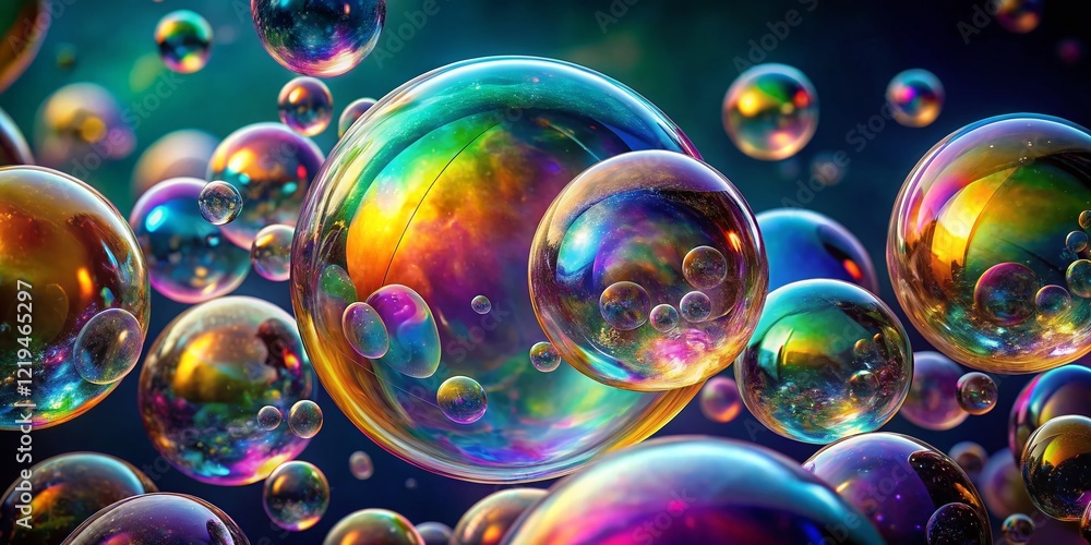 Sparkling Bubbles Isolated on Clear Background - Fashion Photography Sparkling Bubbles Isolated on Clear Background - Fashion Photography