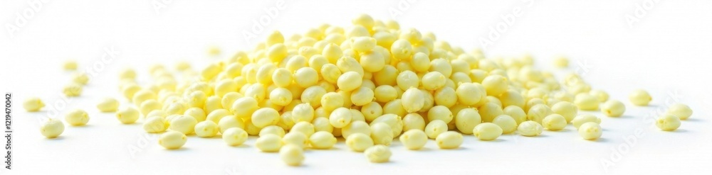 Isolated fennel seeds against a white background with texture, isolated, botanical, macro Isolated fennel seeds against a white background with texture, isolated, botanical, macro