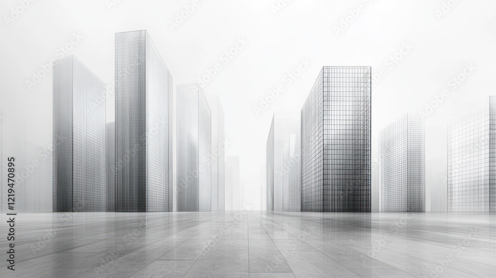 Abstract urban cityscape. Abstract urban cityscape.