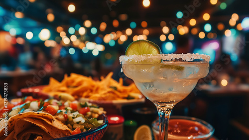 Detailed macro view of a Singapore Sling glass with textures and vibrant colors in a chic nightlife context.