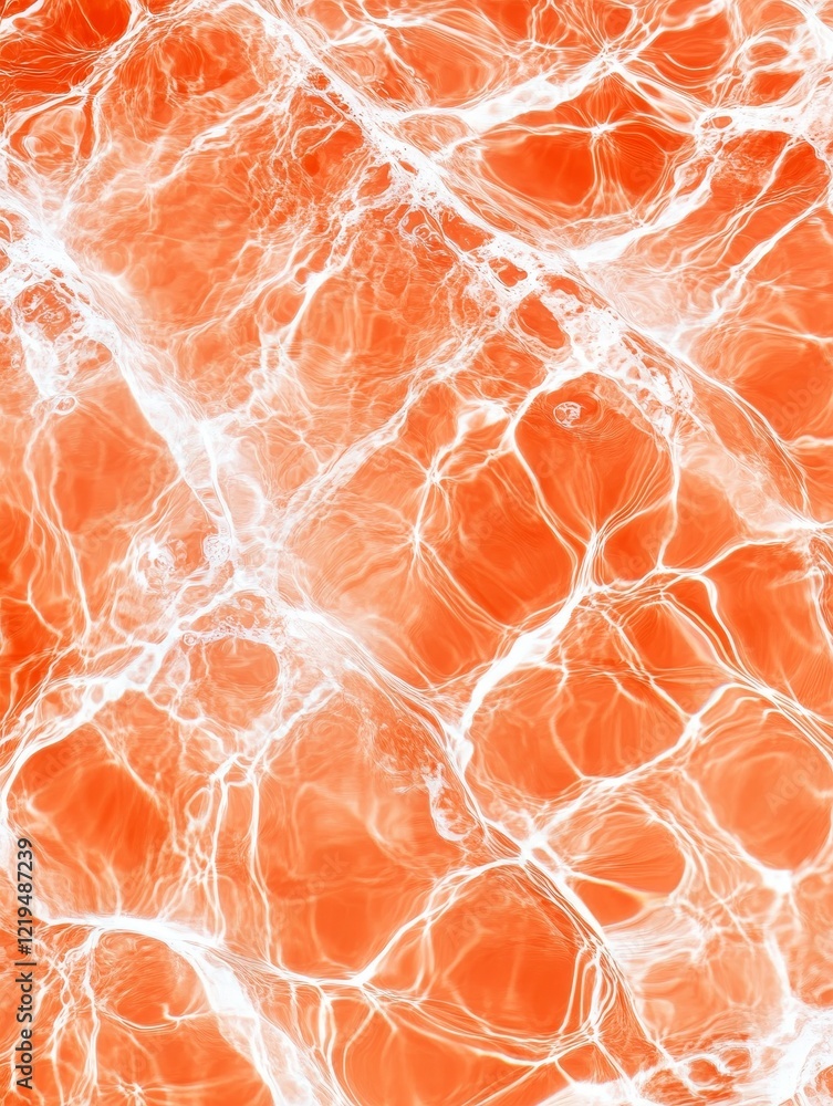 Abstract Orange Water Texture - Close-up abstract image of orange water with white highlights, showing ripple patterns and textures. Ideal for backgrounds. Abstract Orange Water Texture - Close-up abstract image of orange water with white highlights, showing ripple patterns and textures. Ideal for backgrounds.