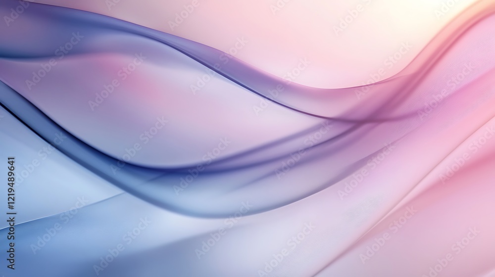 Abstract Pastel Waves Flowing Softly Abstract Pastel Waves Flowing Softly