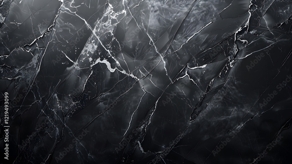 Gray marble texture with transparent veins, generative ai Gray marble texture with transparent veins, generative ai