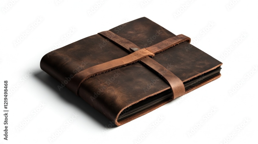 Handmade Leather-Bound Photo Album: A Rustic Charm Handmade Leather-Bound Photo Album: A Rustic Charm