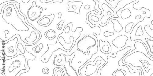 Topographic map patterns, topography line map. Vintage outdoors style. Abstract topographic contours map background. Abstract Topographic design. Vector illustration
