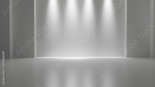 Wallpaper Mural Grey gradient studio wall abstract background, generative ai Torontodigital.ca