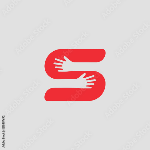 letters s  sss text logo design vector