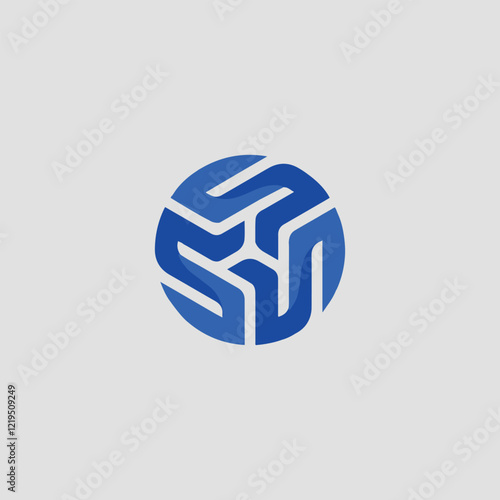 letters s  sss text logo design vector