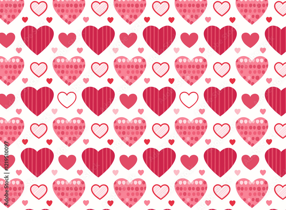 High-quality seamless hearts pattern background. Love-themed background images and wallpaper. High-quality seamless hearts pattern background. Love-themed background images and wallpaper.