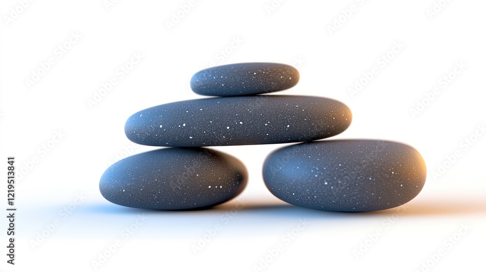 Serene Stacked Stones: A Symbol of Balance and Tranquility Serene Stacked Stones: A Symbol of Balance and Tranquility
