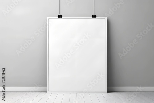 Wallpaper Mural Blank white poster. Torontodigital.ca