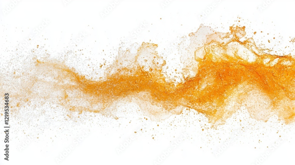 Abstract Orange Liquid Splash Abstract Orange Liquid Splash