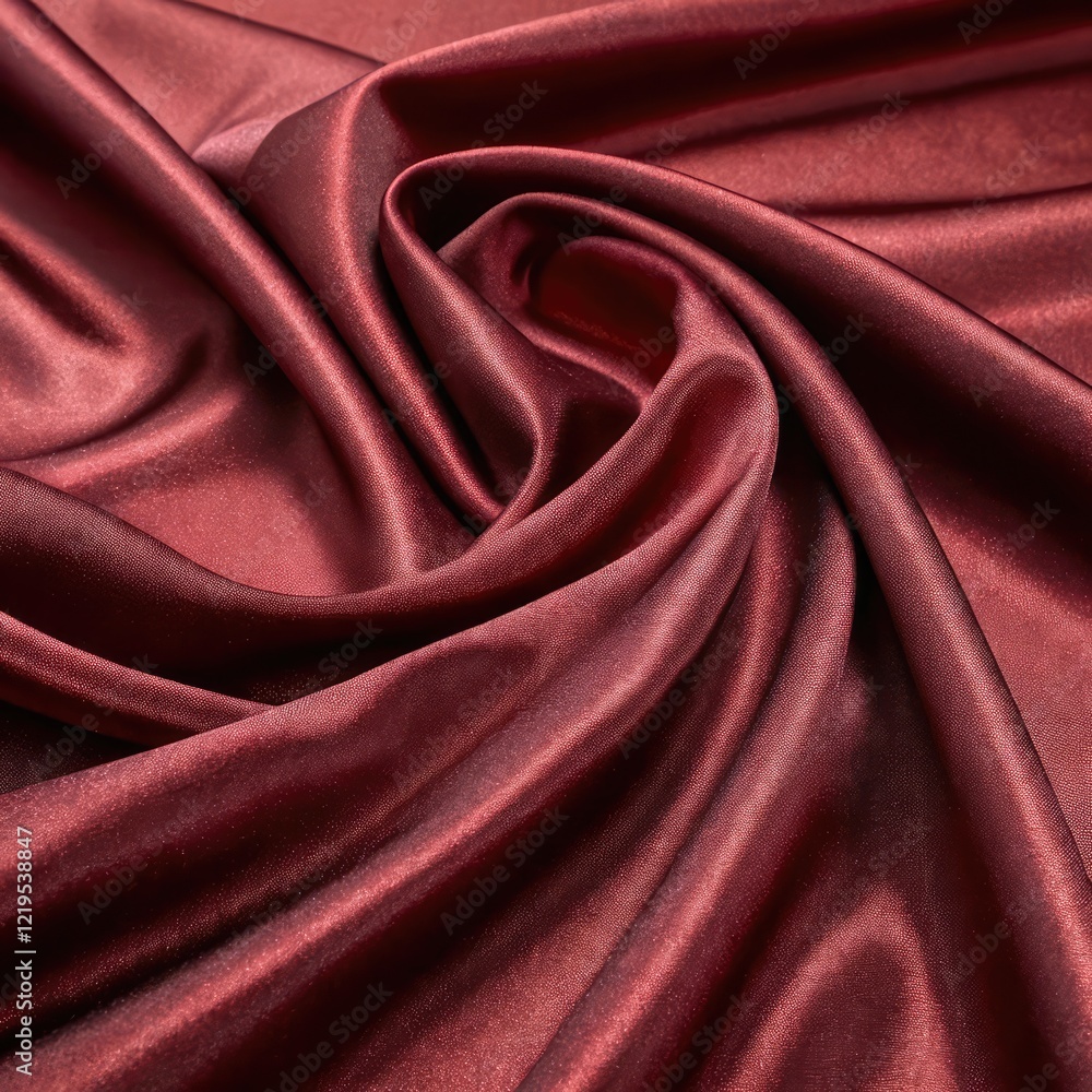 Fototapeta premium silk fabric in cherry color
