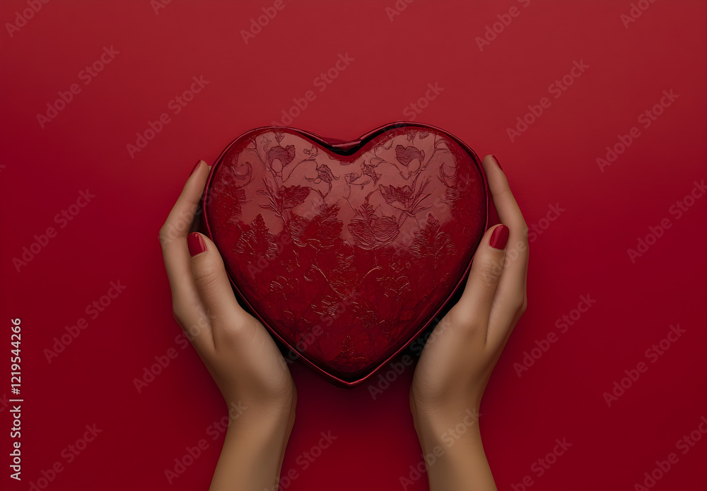 Fototapeta premium A Visual Journey Through Valentine's Day. AI generative.